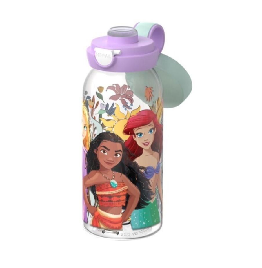 Botella plástico con tapón 600ml Princess Power