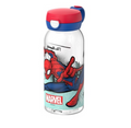 Botella plástico con tapón 600ml Spiderman