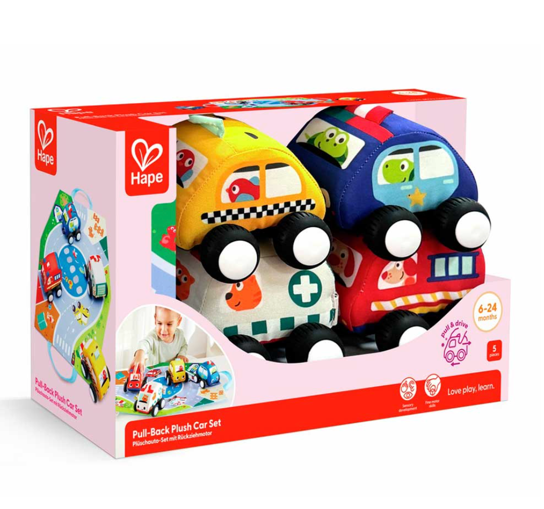 Set coches de peluche - Hape
