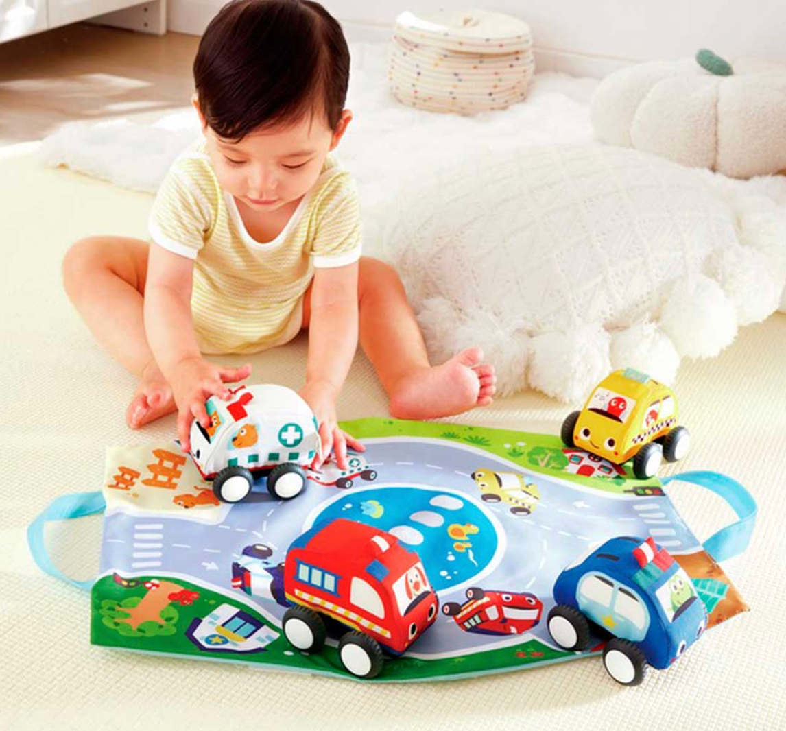 Set coches de peluche - Hape
