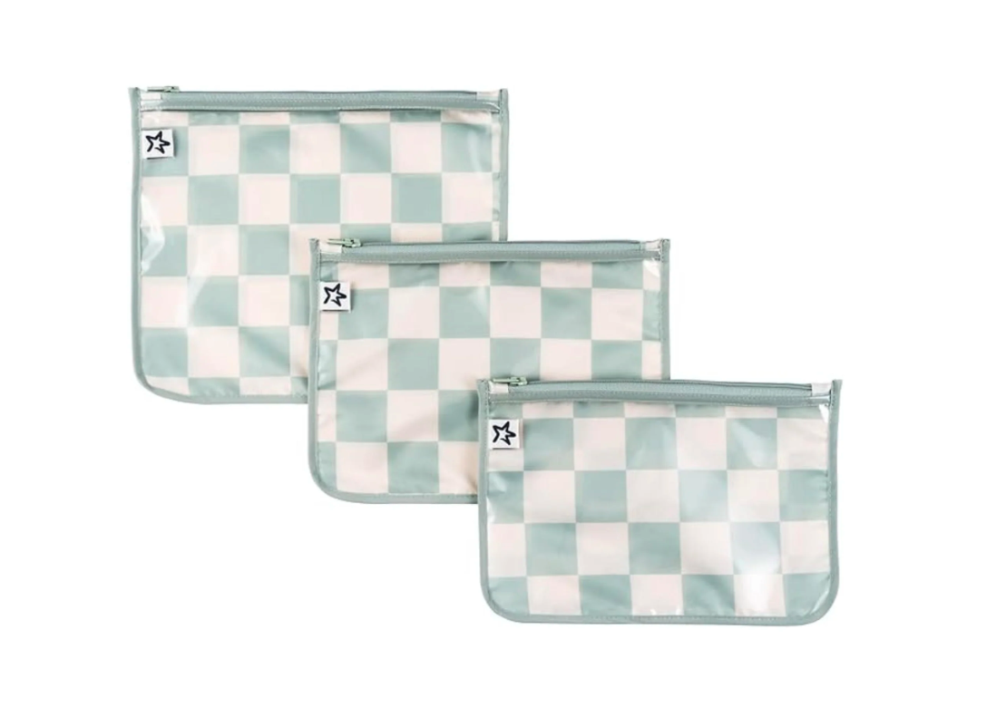 Pack 3 Bolsas Travel Sage Checkers
