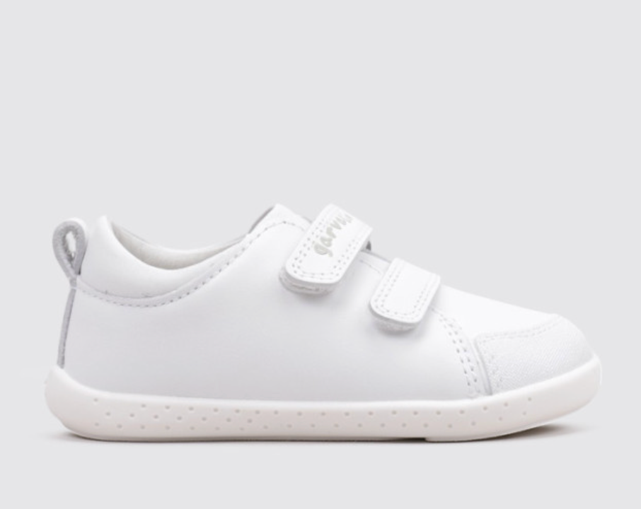 Garvalín Deportiva Barefoot Piel Blanco