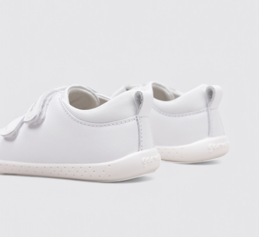 Garvalín Deportiva Barefoot Piel Blanco