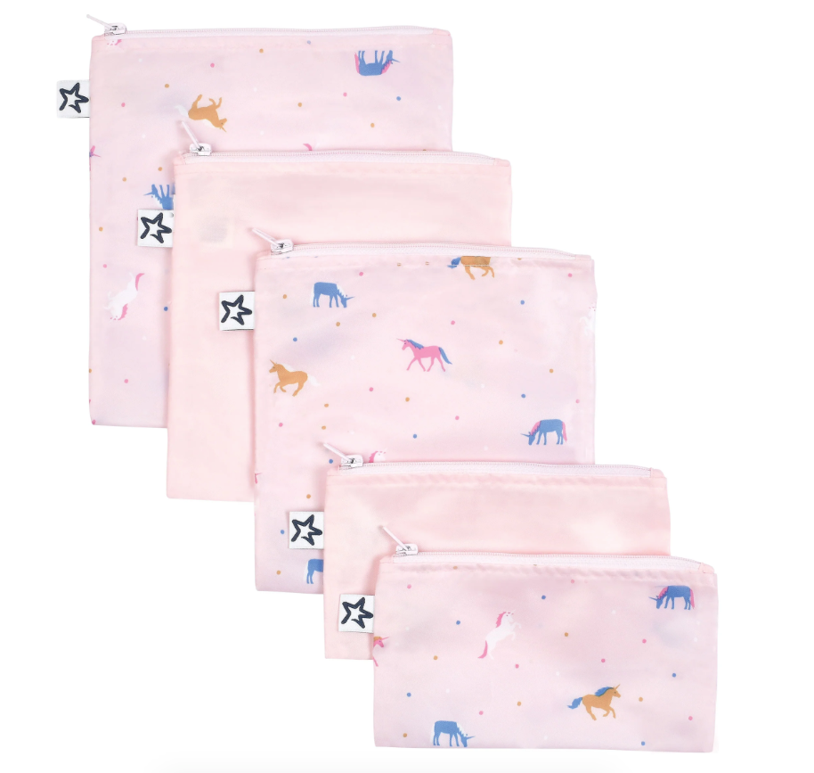 Pack 5 Bolsas Travel Unicornios