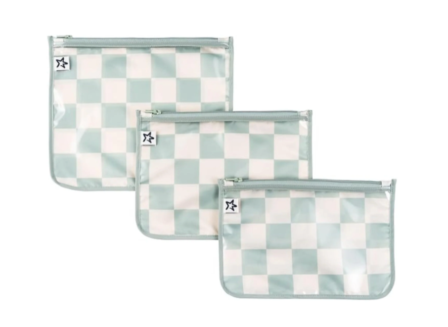 Bolsas individuales transparentes Sage Checkers