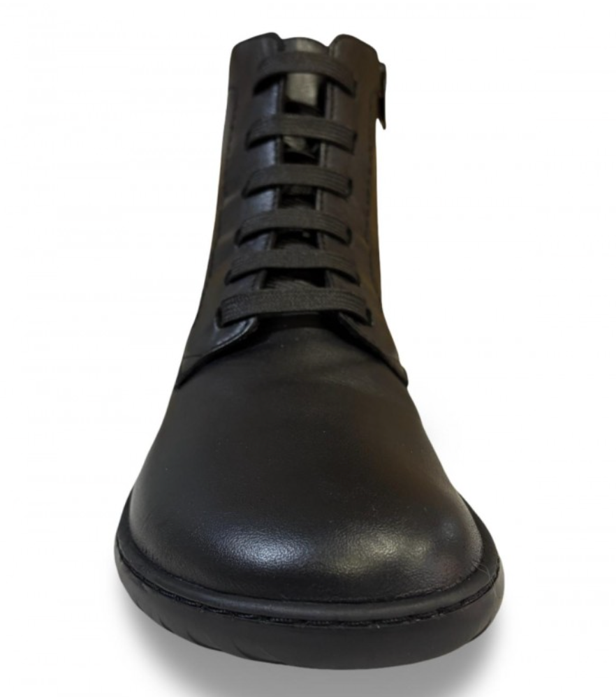 Vivant - Bota barefoot negro piel
