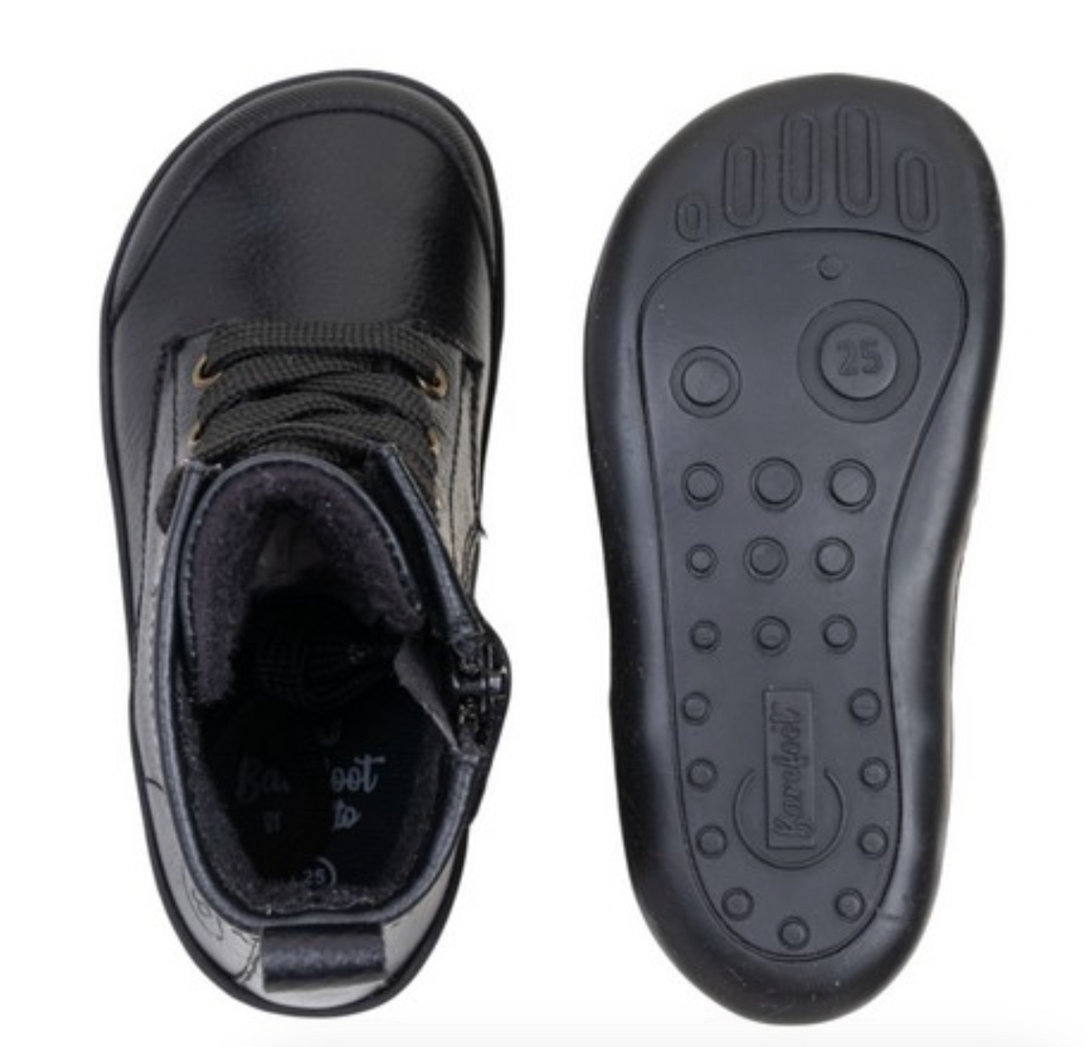 Bota negra barefoot piel – Chetto