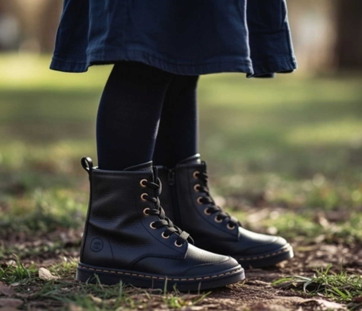 Bota negra barefoot piel – Chetto