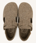 Vivant - Zapatillas de casa fieltro marrón