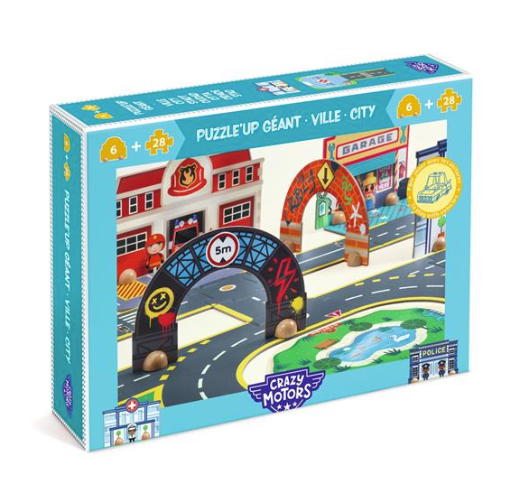 Crazy Motors Puzzl'Up City-Gigante 33 pcs