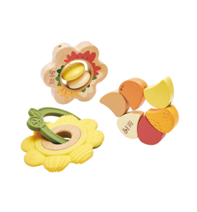 Sonajeros y Mordedores Artful Flowers - Hape