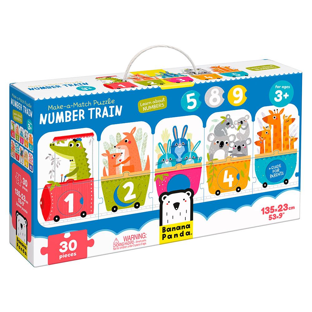 Puzzle El tren de los números 30 pzs