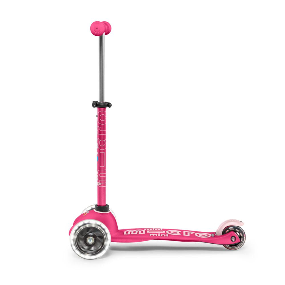 Patinete Mini Micro Deluxe Rosa Luces LED