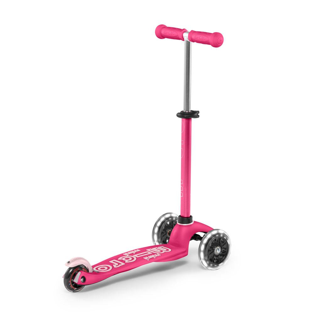 Patinete Mini Micro Deluxe Rosa Luces LED