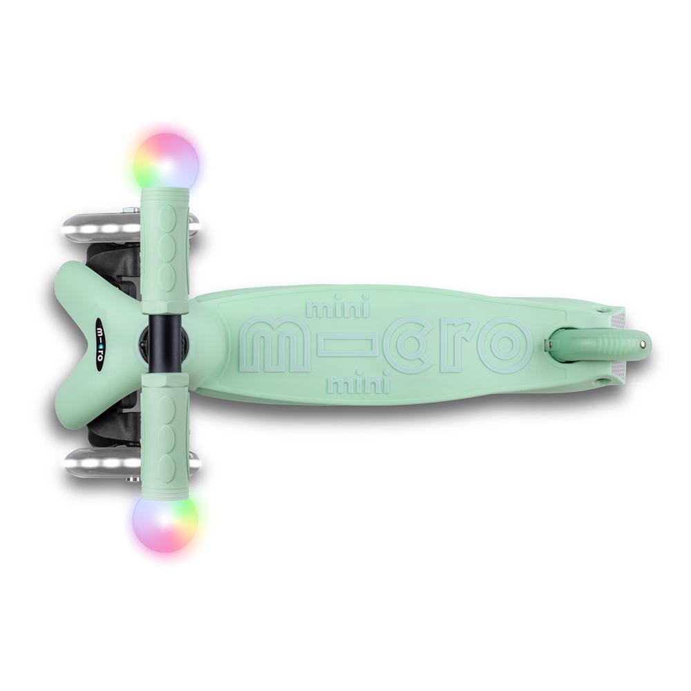 Patinete Mini2Grow Deluxe Magic LED Menta