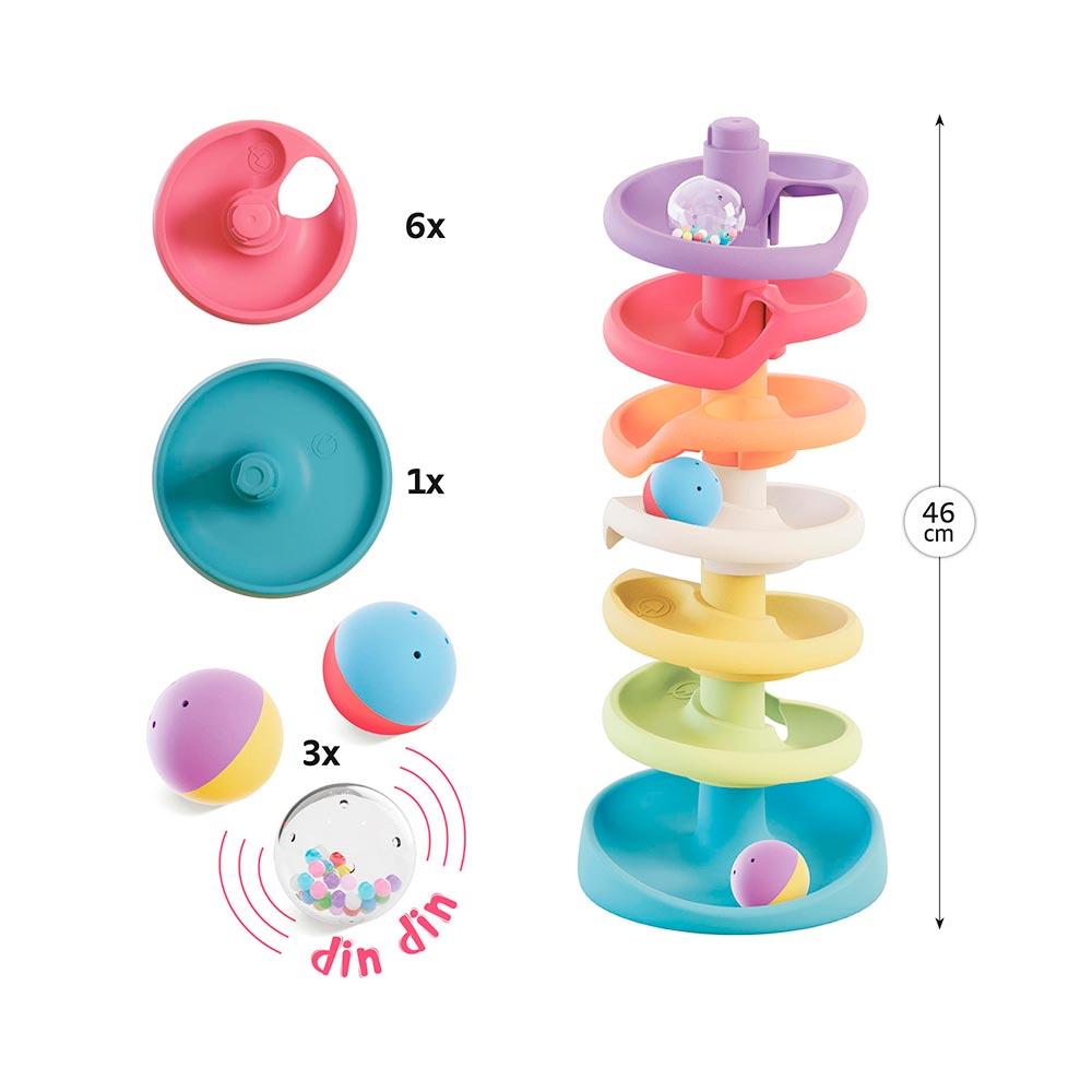 Gran tobogán espiral - bioplástico