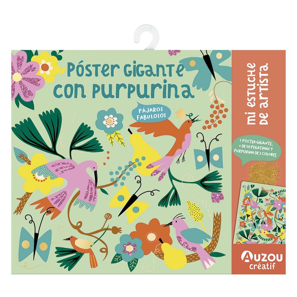 Mi estuche de artista: Póster gigante con purpurina