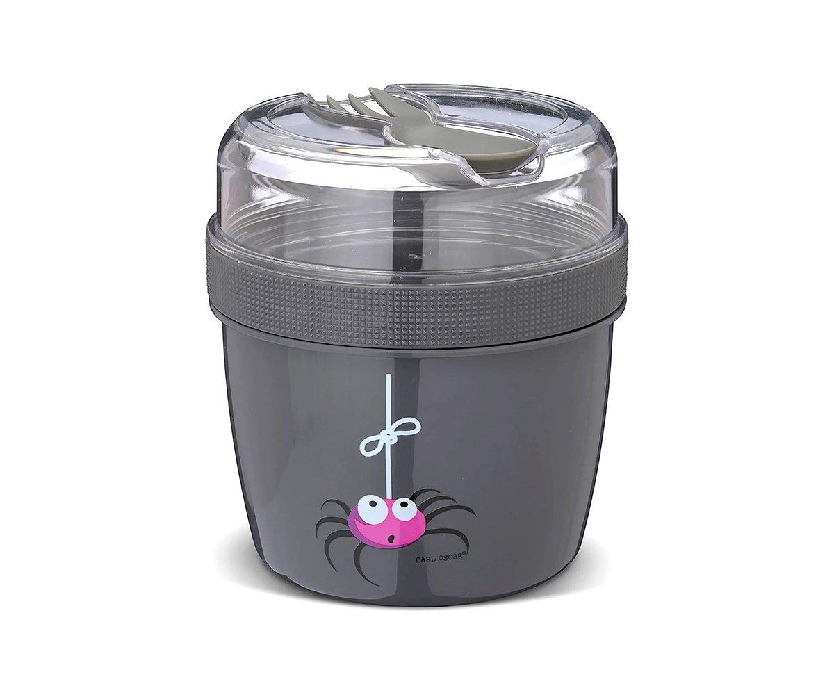 Fiambrera Snack N'ice Cup L Araña Grey Carl Oscar