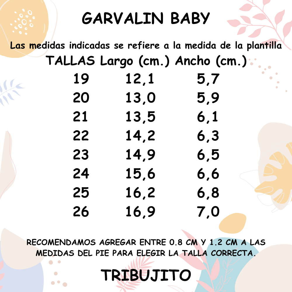 Guía de Tallas