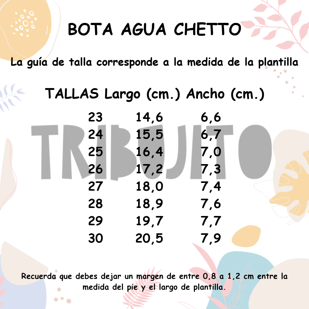 Guía de Tallas