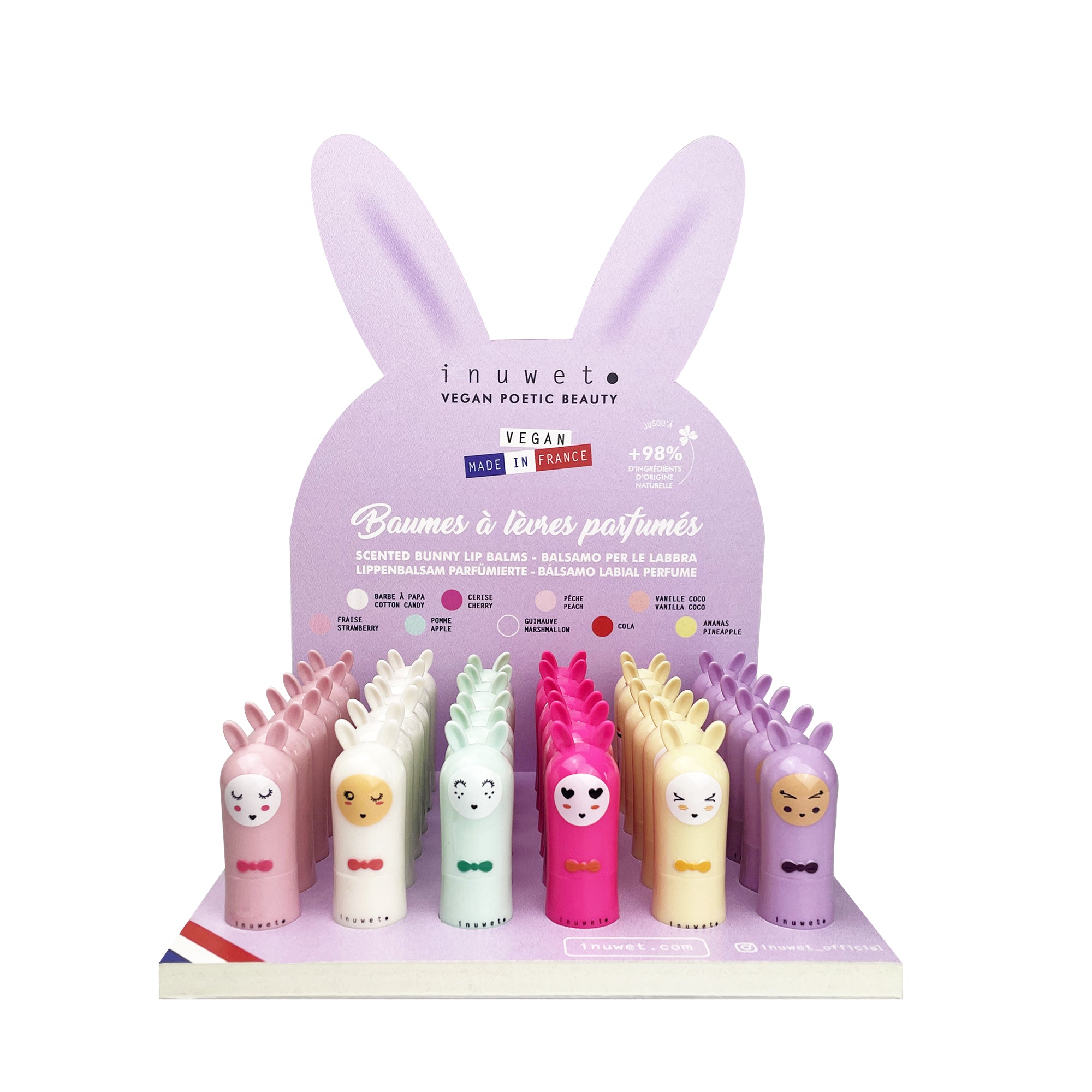 Bálsamos labiales Bunny - Inuwet