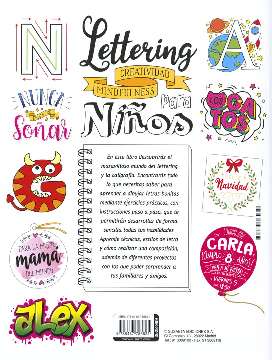 Lettering - Creatividad mindfulness para niños5