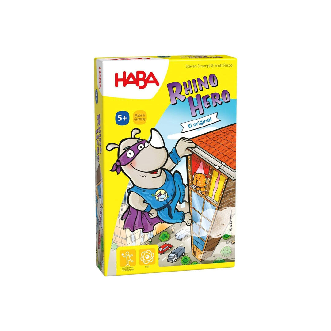 Rhino hero juego habilidad