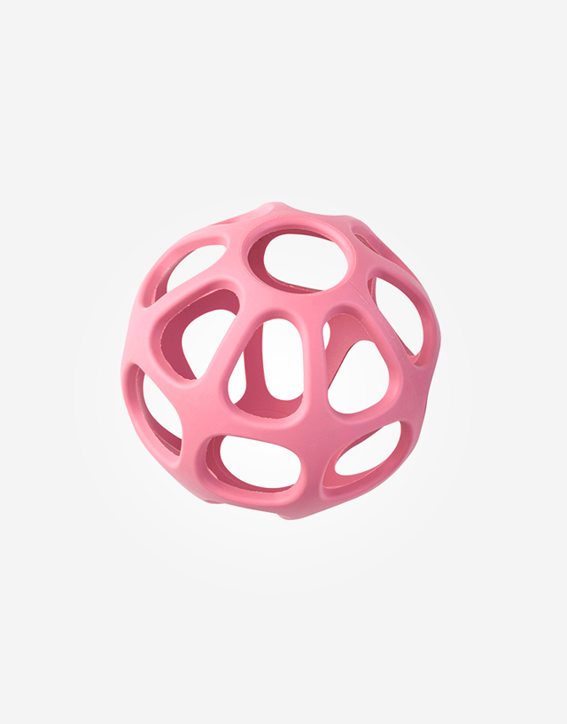 Pelota sensorial silicona rosa