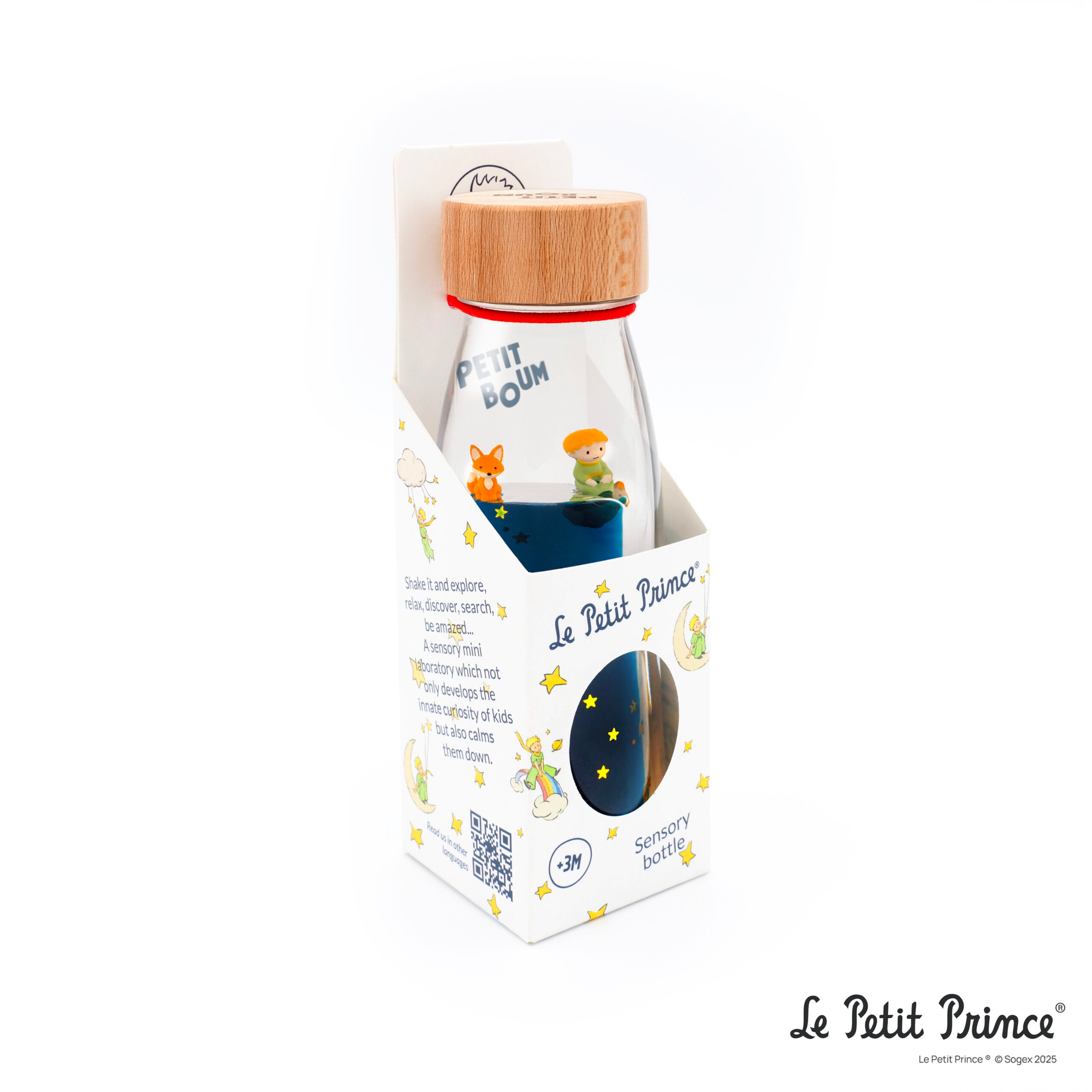 Botella sensorial flotante Petit Prince