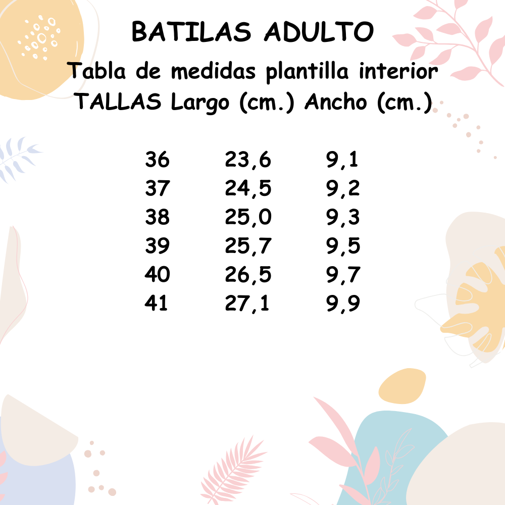 Guía de Tallas