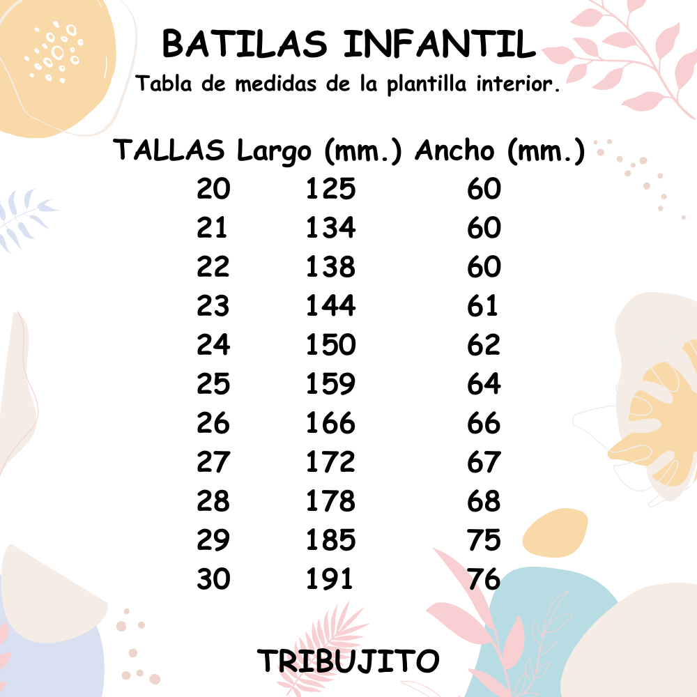 Guía de Tallas