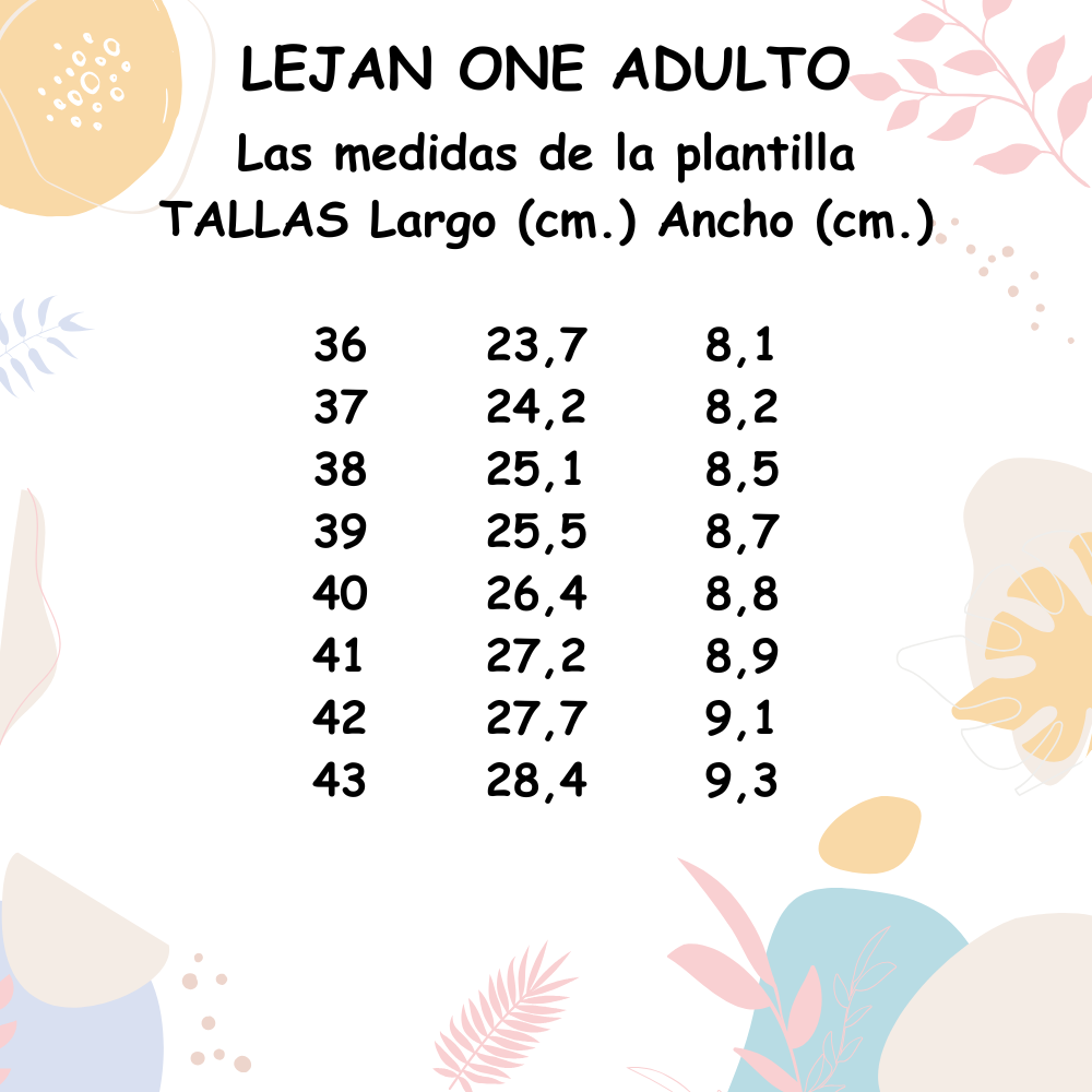 Guía de Tallas