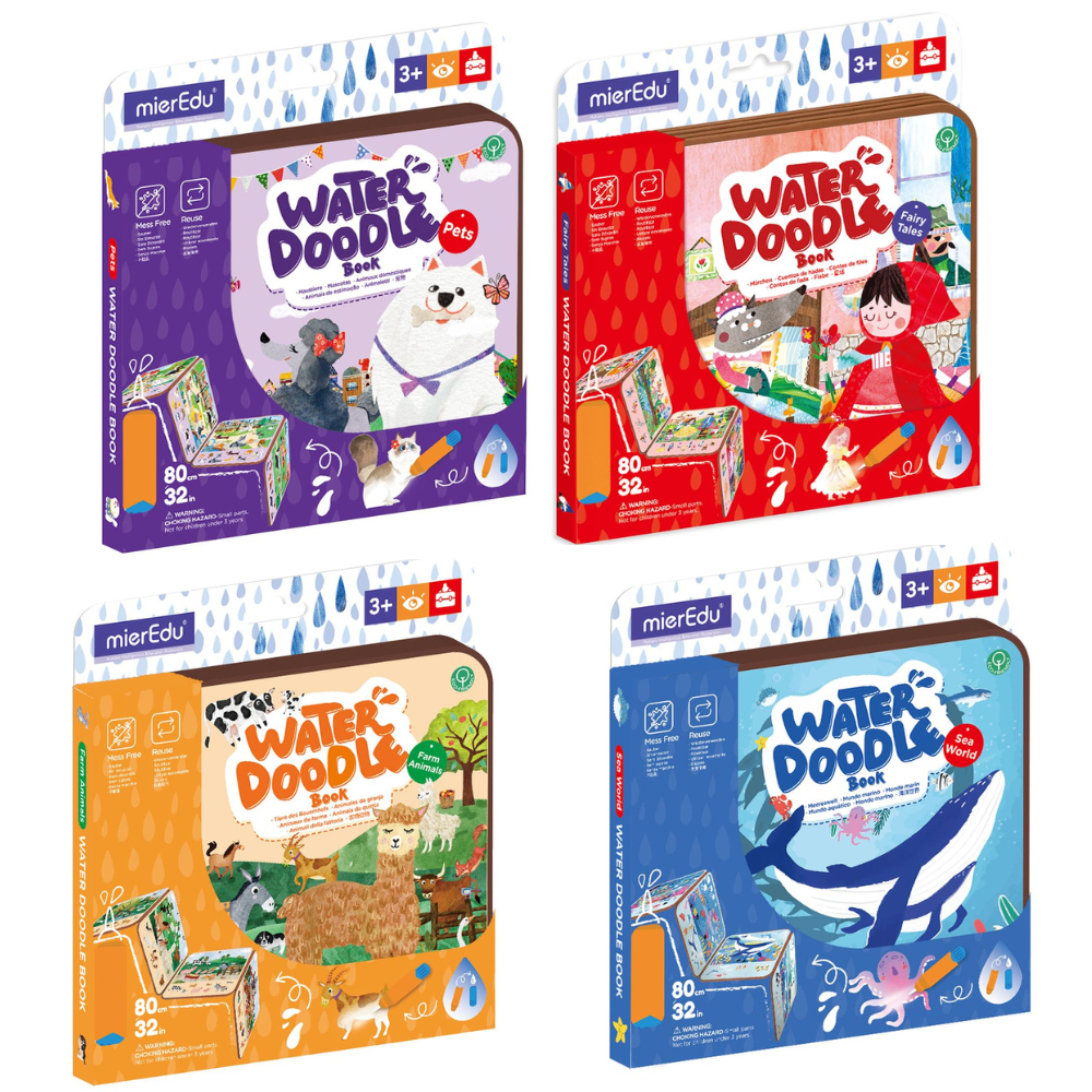 Libro de los dibujos mágicos (pinta con agua)