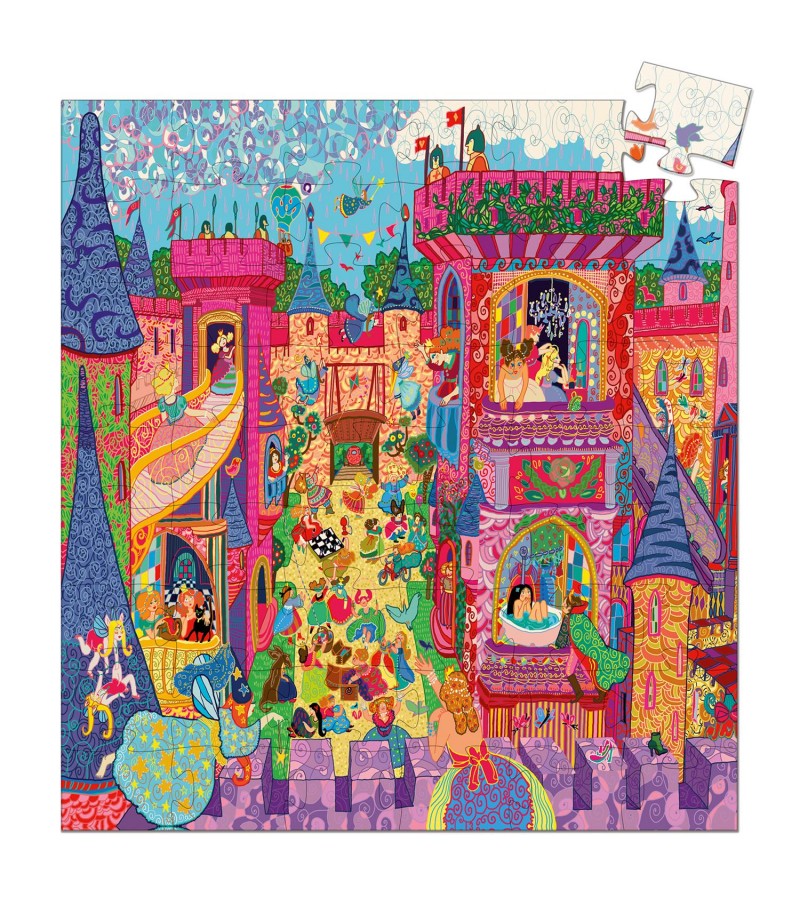 Puzzle silueta El Castillo de cuentos 54 pzas - Djeco