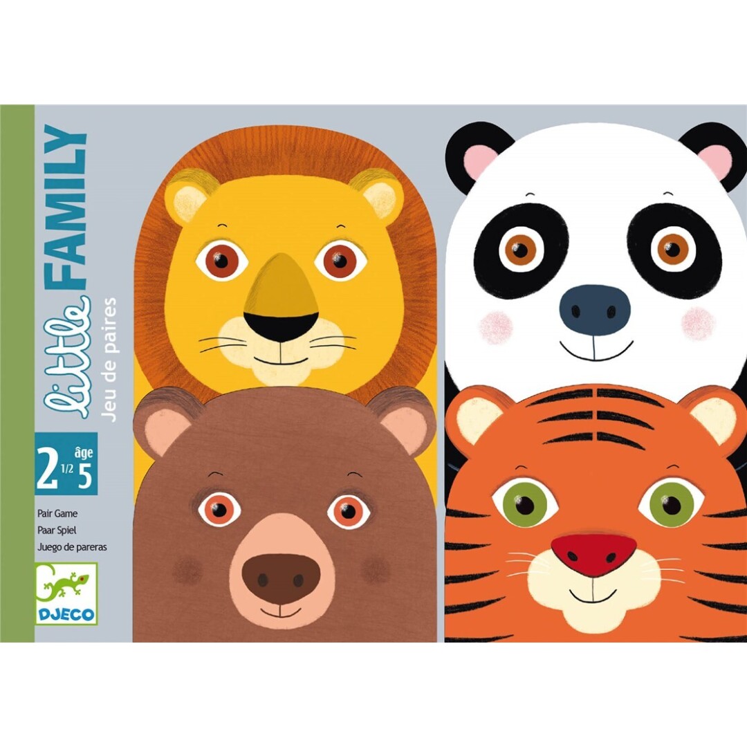 Juego de cartas Little Family parejas - Djeco