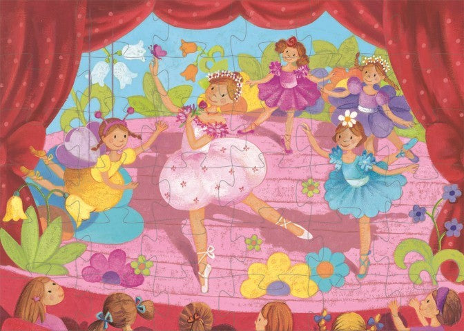Puzzle silueta La bailarina 36 pzas - Djeco