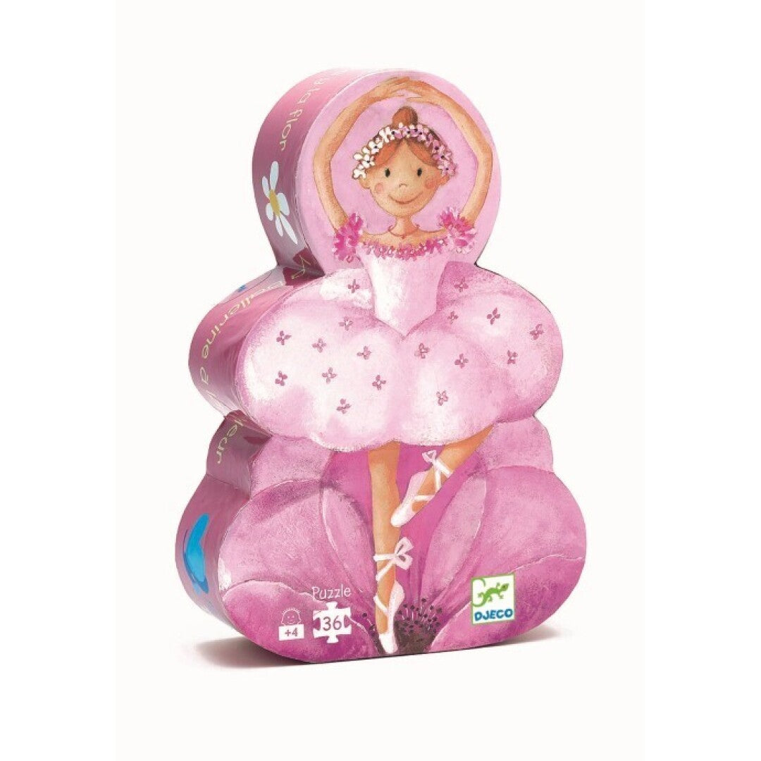 Puzzle silueta La bailarina 36 pzas - Djeco
