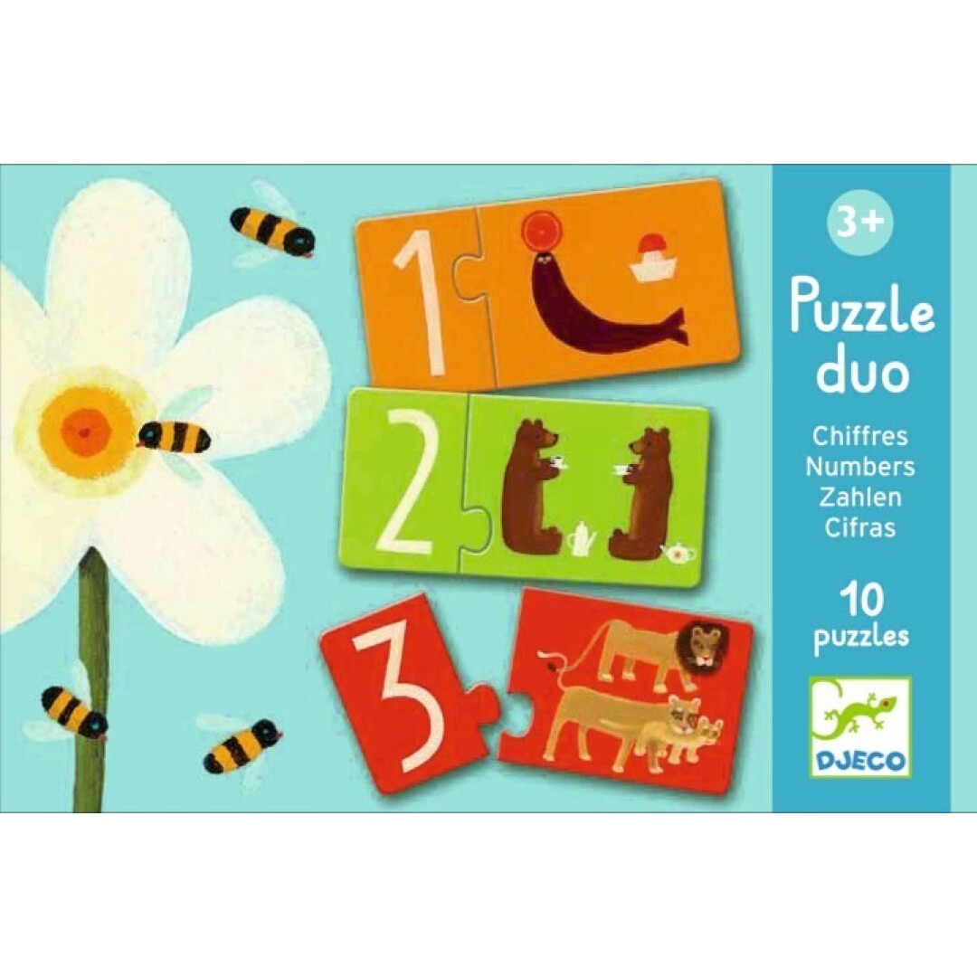 Puzzle dúo números - Djeco
