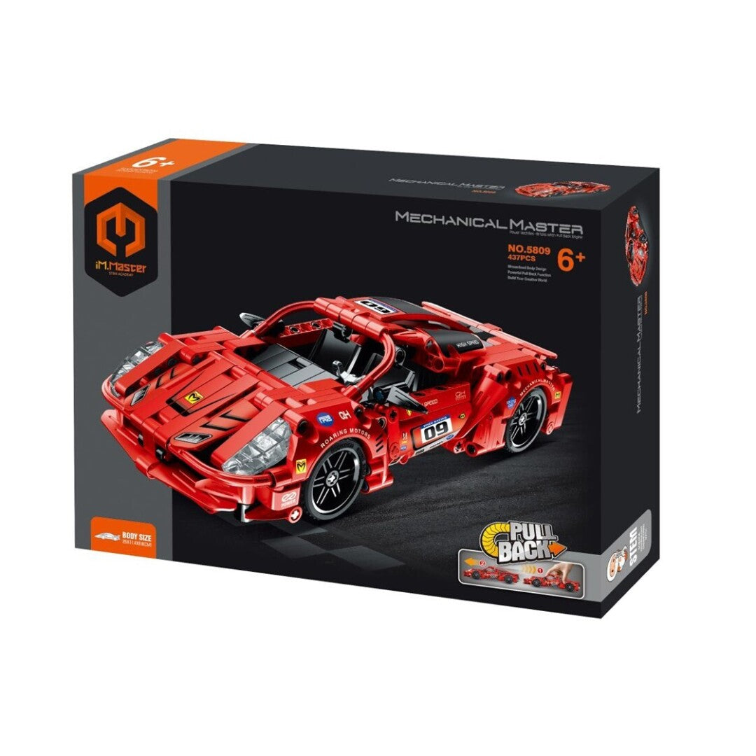 Coche de carreras rojo 437 pzas - iMMaster