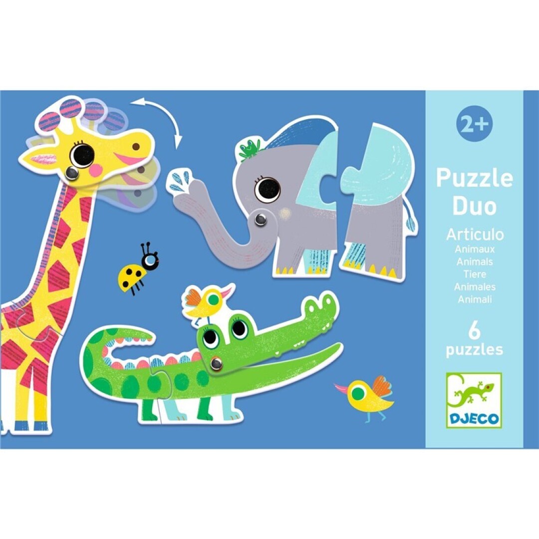 Puzzle animales articulados - Djeco