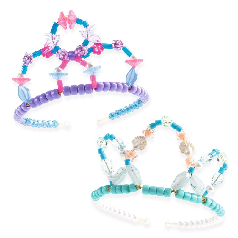 Perlas dúo de tiaras azul - Djeco