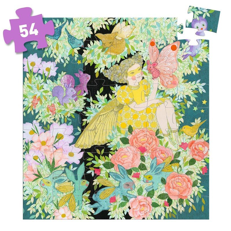 Puzzle silueta El Árbol de Flora 54 pzas - Djeco