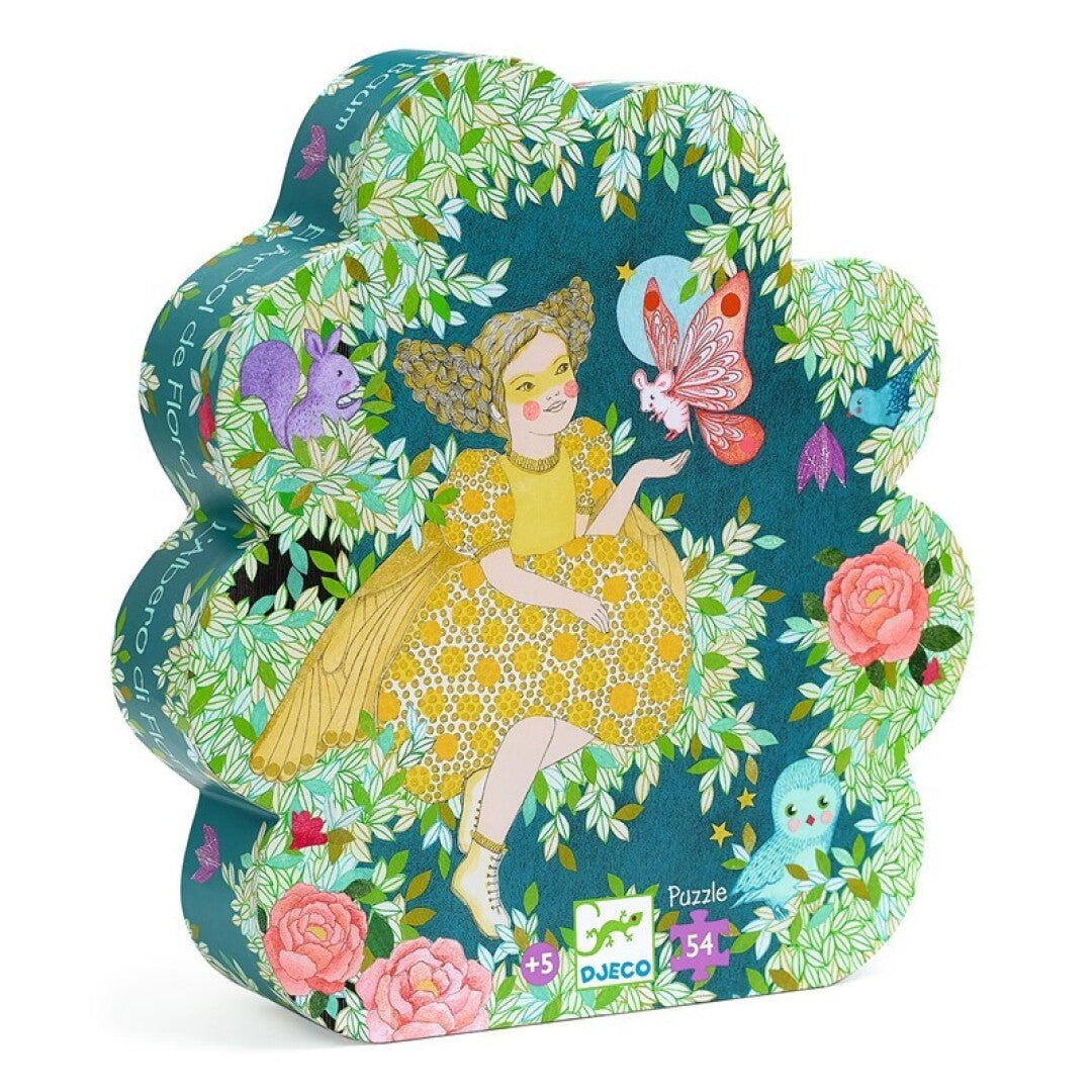 Puzzle silueta El Árbol de Flora 54 pzas - Djeco