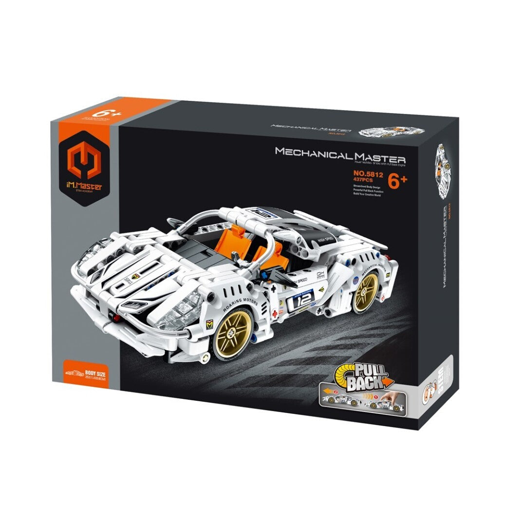 Coche de carreras Blanco 437 pzas - iMMaster