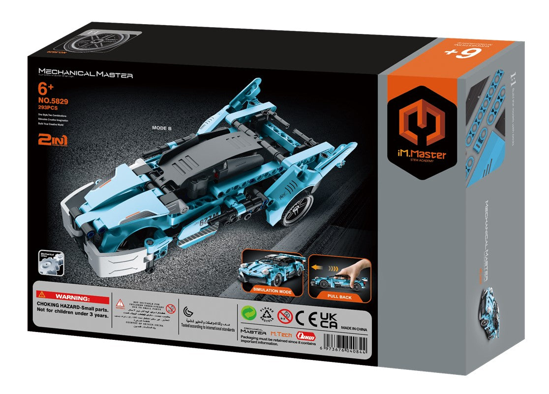 Super car y moto 2 en 1 - 292 pzas - iMMaster