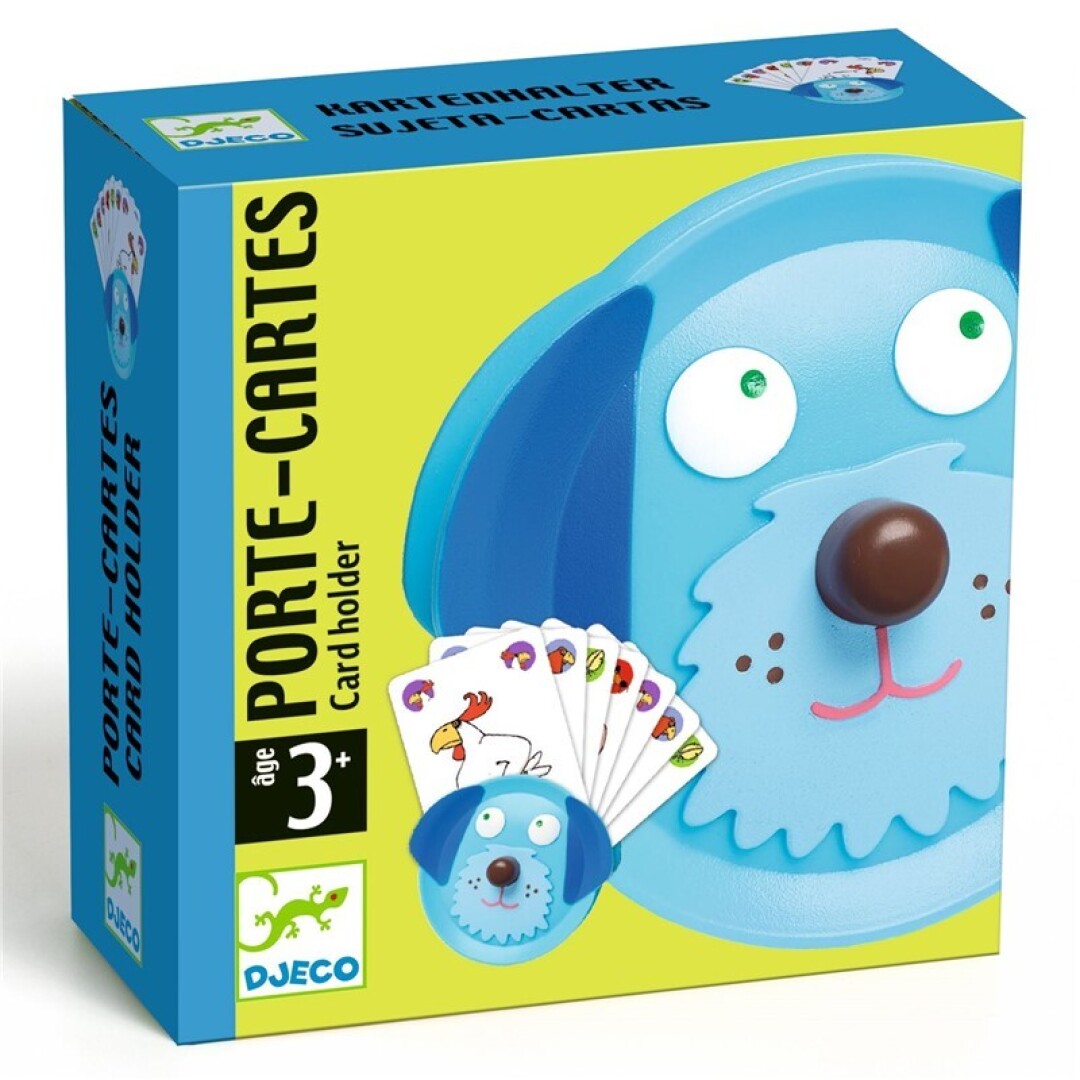 Sujeta cartas perro