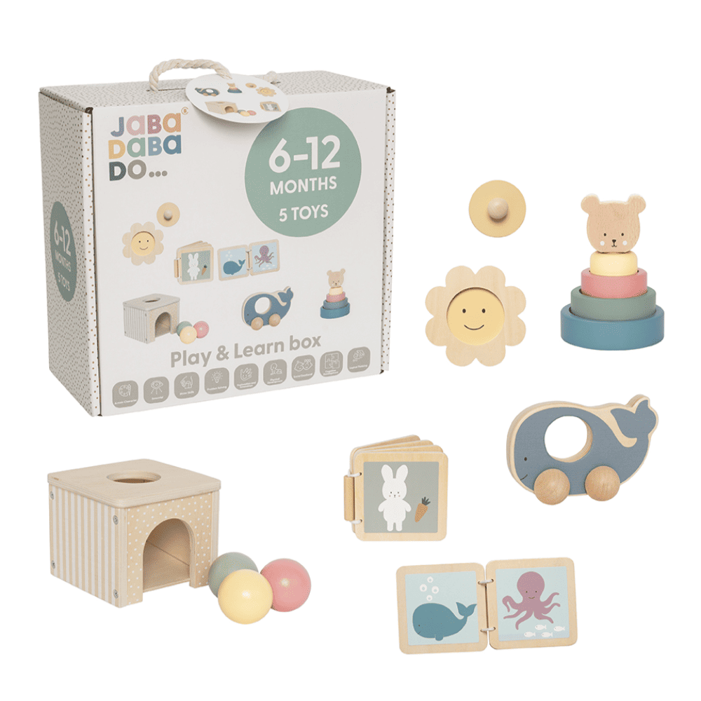 Caja Juega y Aprende 6-12 meses