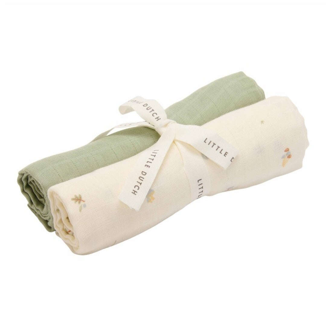 Pack dos muselinas Forest Treasures - Little Dutch