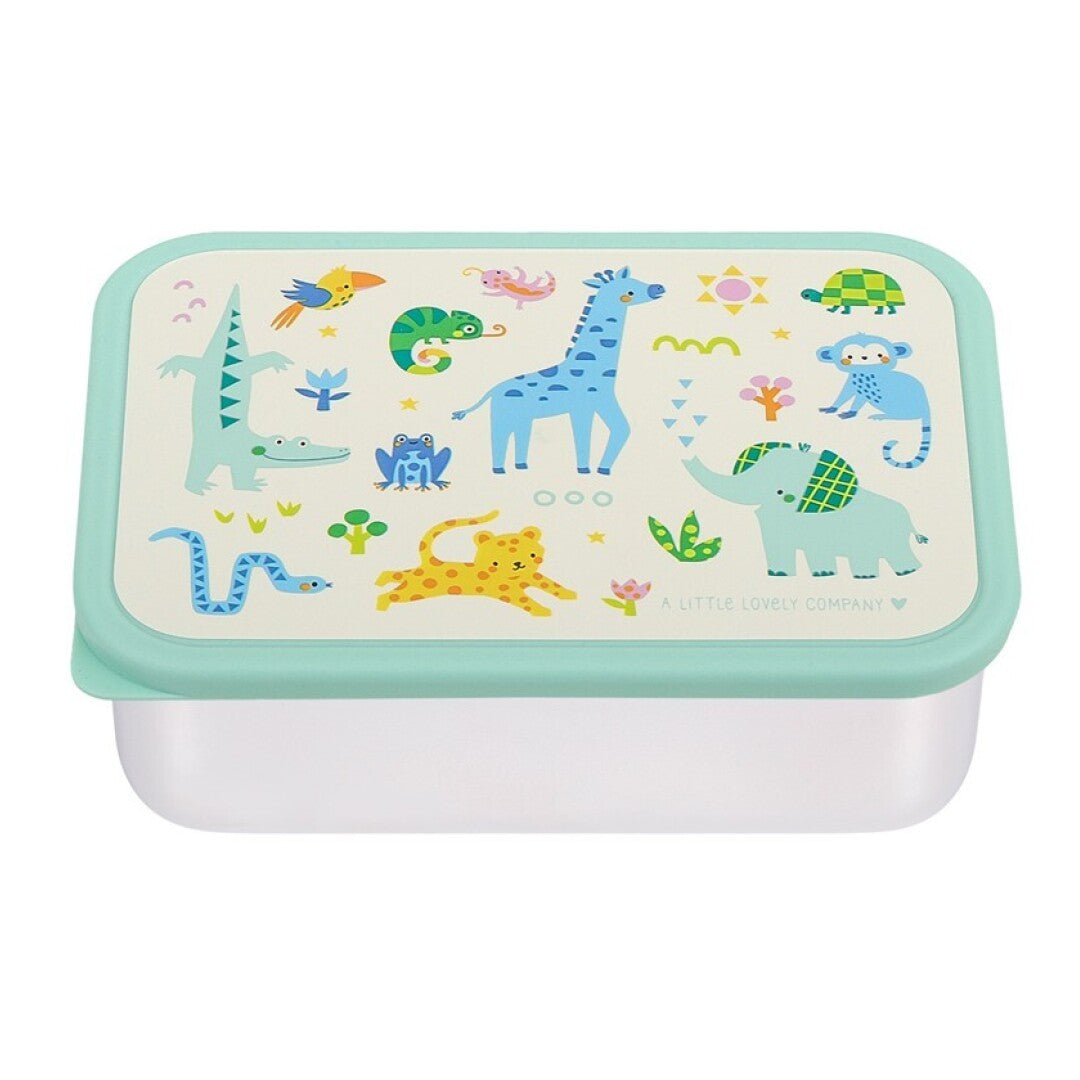 Caja almuerzo acero inox Jungla