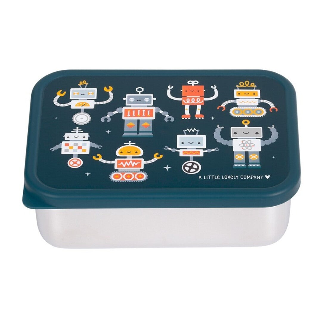 Caja almuerzo acero inox Robots